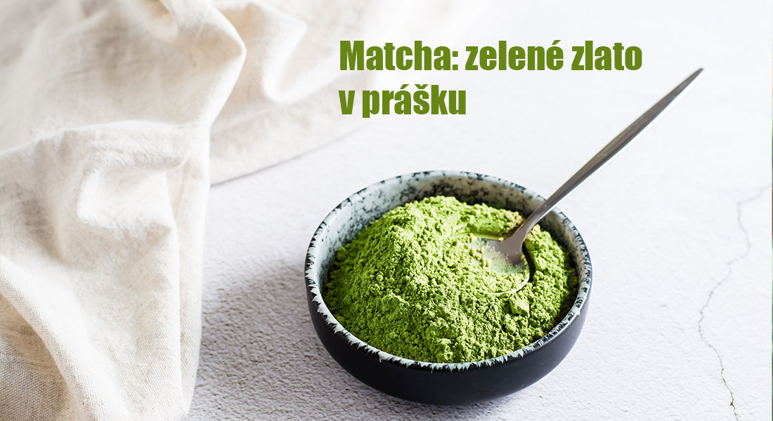 Matcha: zelené zlato v prášku