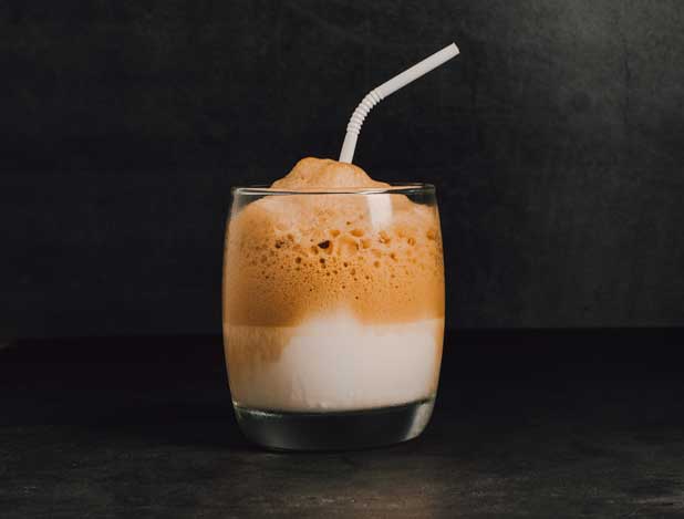 moka smoothie ledová káva recept