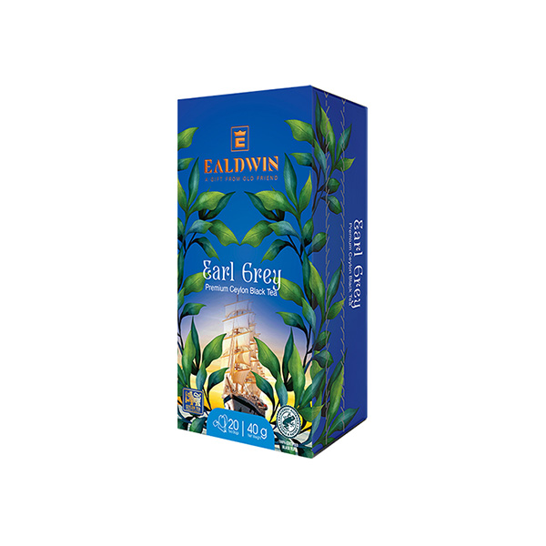 E01003-Earl-Grey 20ST-3D EALDWIN Earl Grey 40g (20 sáčků, černý čaj) - Obrázek 1