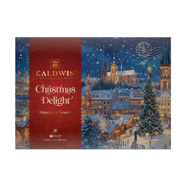 E04054-Christmas-Delight POŠKOZENÝ EALDWIN Christmas Delight, obálky 18g (9 sáčků, kolekce čajů) - Obrázek 1