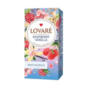 LV02016 Lovaré Raspberry Vanilla, černý čaj