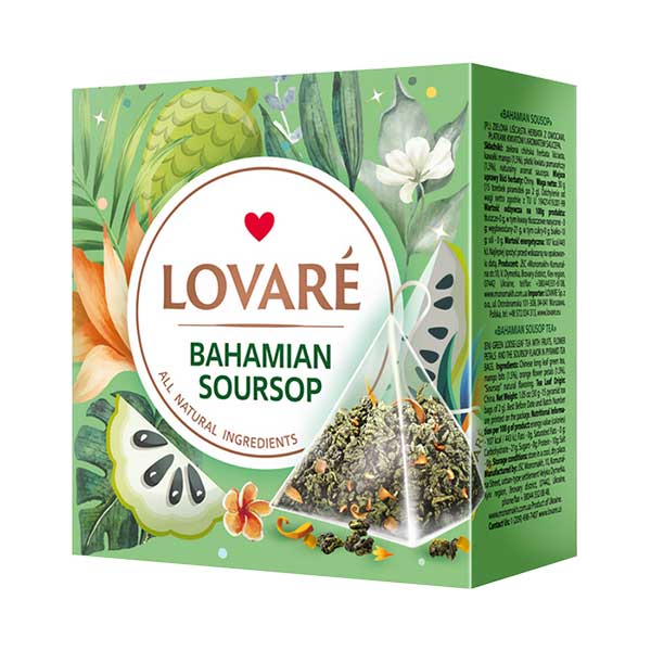 LV03013 Lovaré Bahamian Soursop, zelený čaj