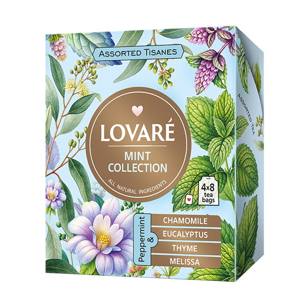 LV04022 Mint collection LOVARÉ Mint collection 41,6g (32 sáčků, kolekce čajů) - Obrázek 1