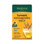 VAHDAM Turmeric Ashwagandha 32,4g (18 sáčků, bylinný čaj)