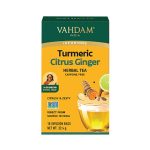 VAHDAM Turmeric Citrus Ginger 32,4g (18 sáčků, bylinný čaj)