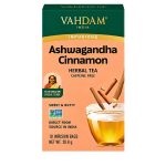 VAHDAM Ashwagandha Cinnamon 28,8g (18 sáčků, bylinný čaj)